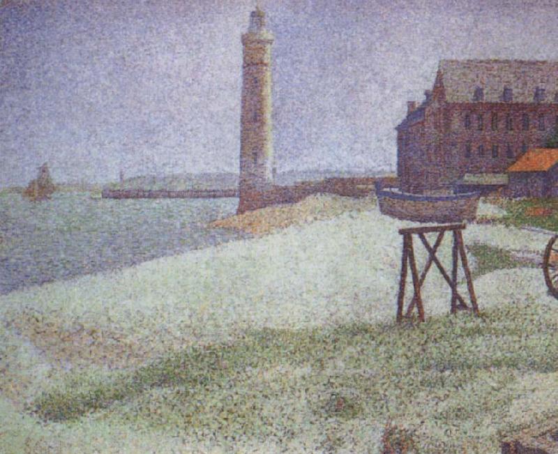 Georges Seurat The Lighthouse at Honfleur oil painting image